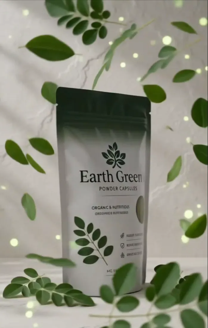 Earth Greens botanical product packaging