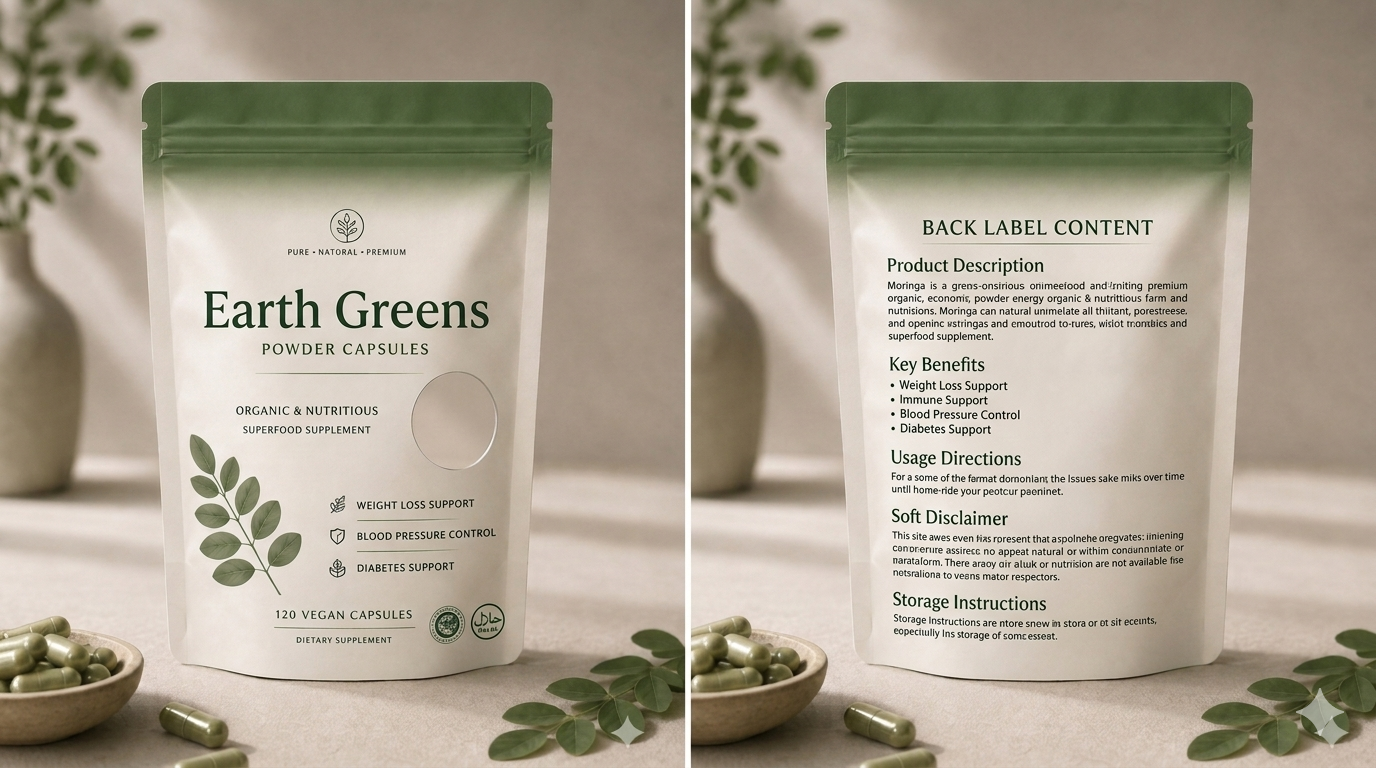Earth Greens Powder Capsules
